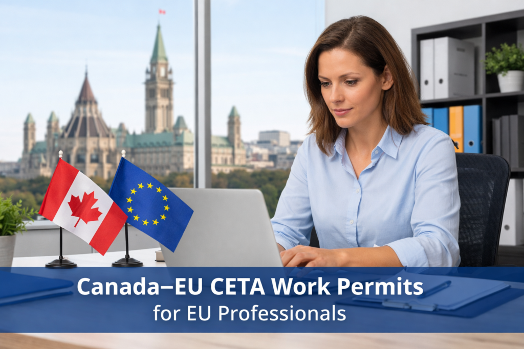 Canada–EU CETA work permits for EU professionals working in Canada under the International Mobility Program